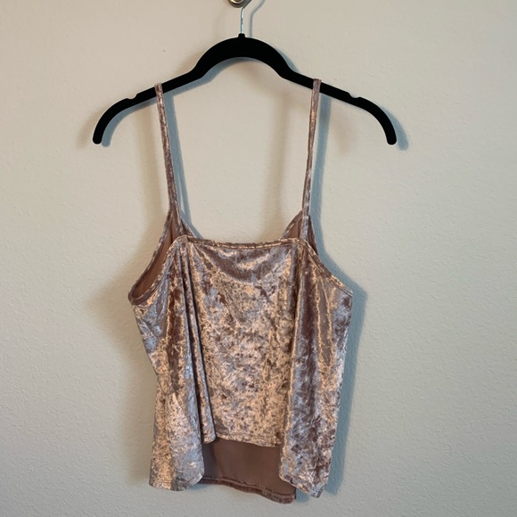 Crushed velvet tank top - Picture 2 of 2